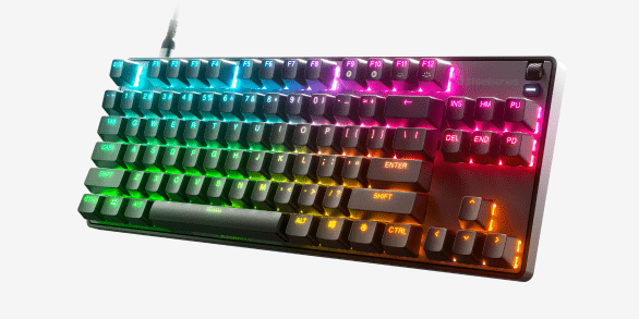 SteelSeries Apex 9 TKL Gaming Keyboard Black (64847) - Mechanical Switches, RGB Illumination, Customizable Keys thumbnail 5