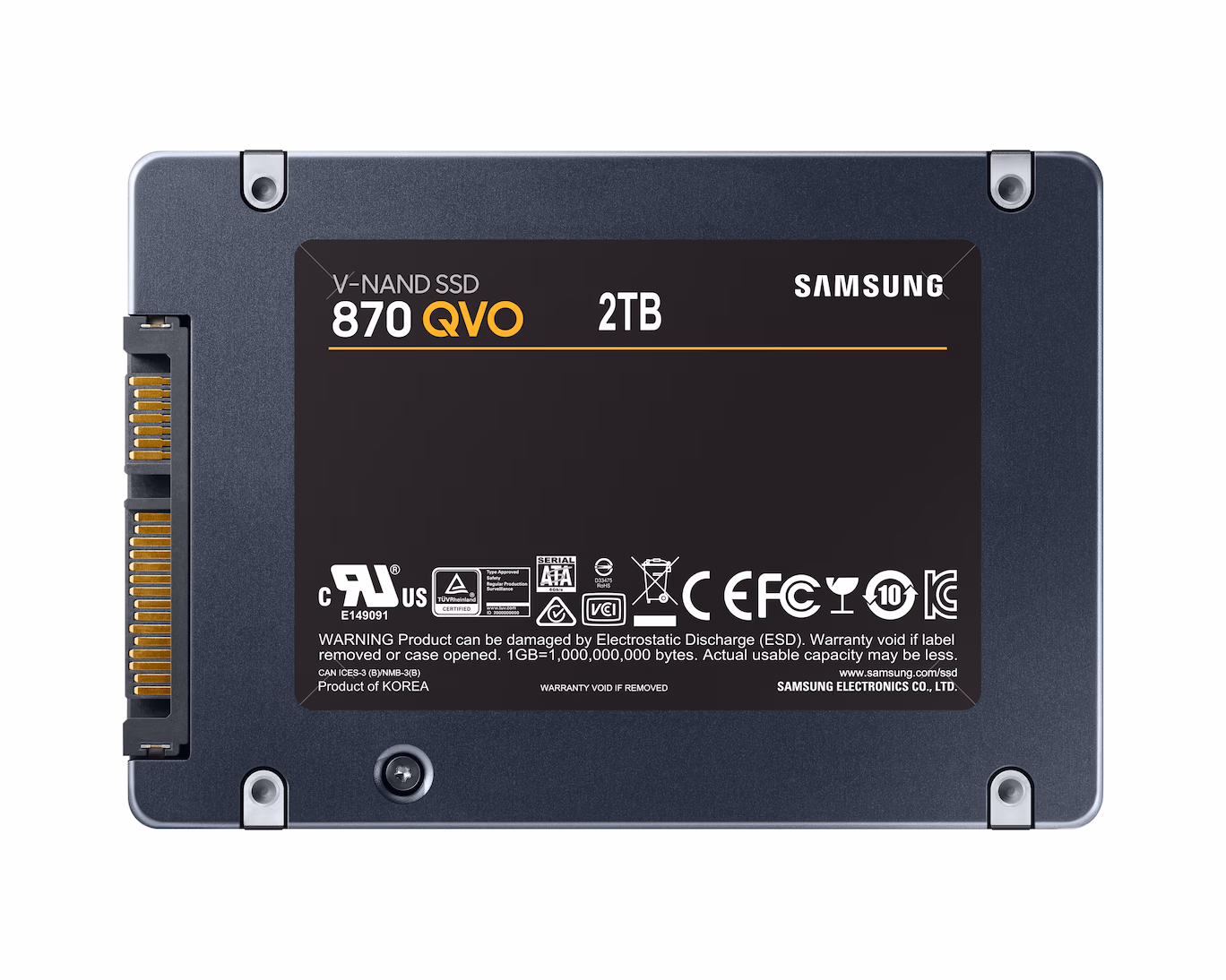 SAMSUNG SSD 870 QVO 2TB MZ-77Q2T0BW thumbnail 2