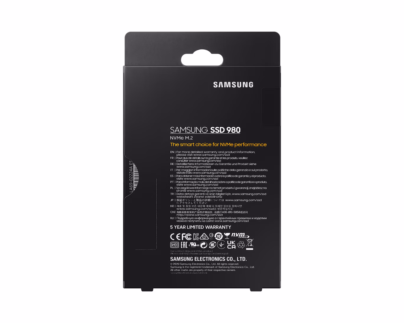 SAMSUNG SSD 980 EVO NVME M.2-250GB thumbnail 7
