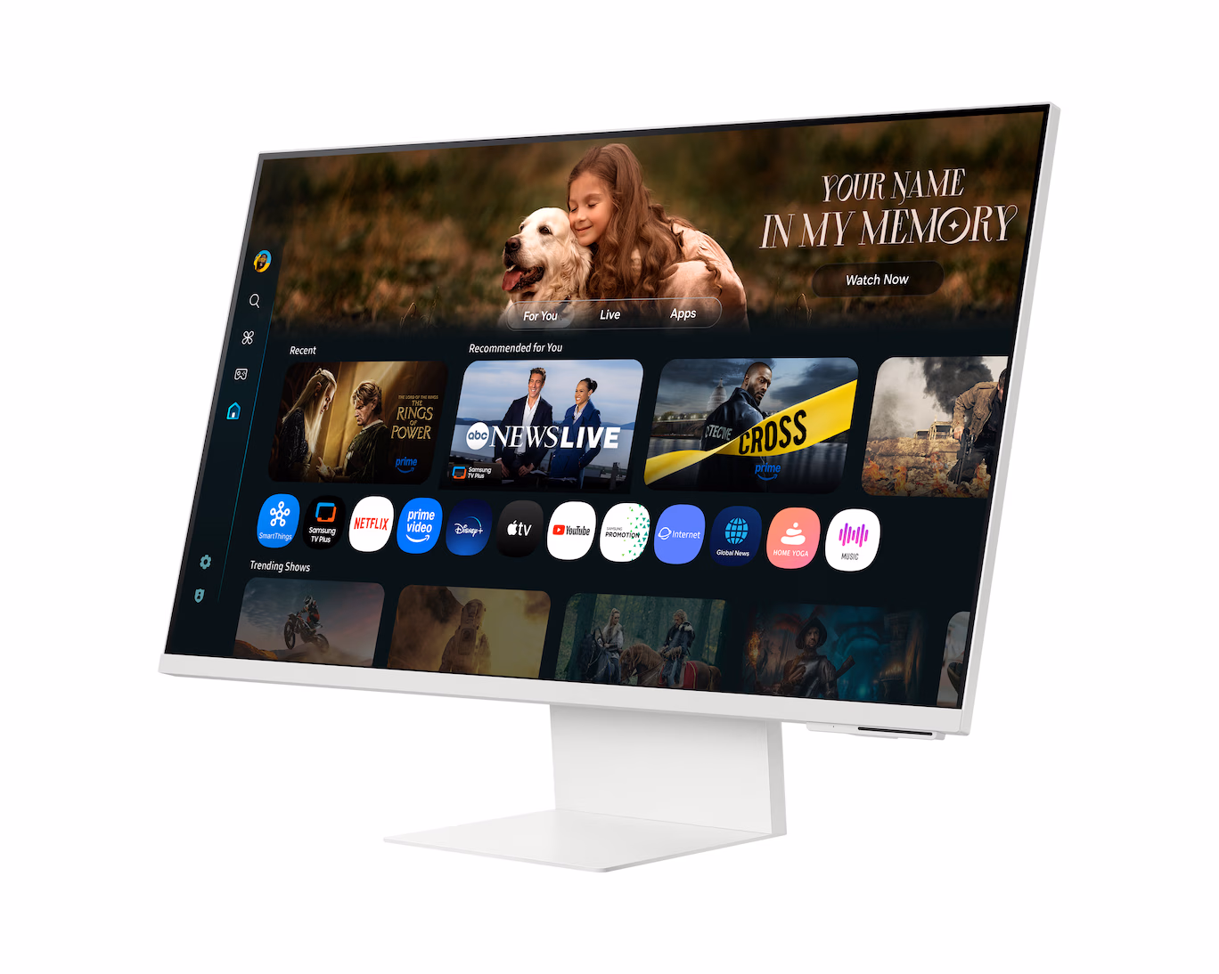 SAMSUNG 32 INCH M8 60HZ 4MS 4K AI VISION SMART MONITOR WHITE LS32FM801UMXUE thumbnail 5