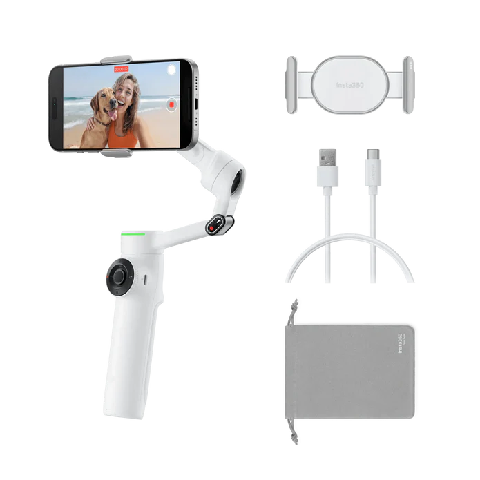 INSTA360 FLOW 2 PRO SMARTPHONE GIMBAL STABILIZER WHITE CINSABQB thumbnail 8