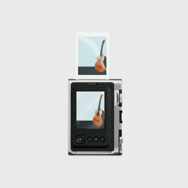 Fujifilm Instax Mini Evo Hybrid Instant Camera - Black, Retro Design, Instant Prints thumbnail 2