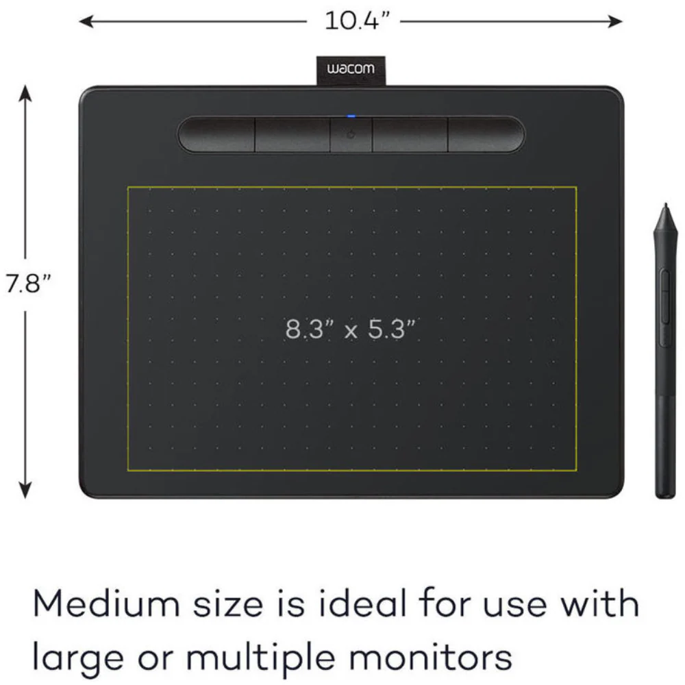 WACOM INTUOS M BLUETOOTH BLACK CTL-6100WLK thumbnail 10