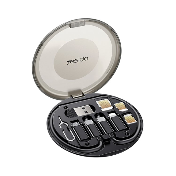 YESIDO MULTIFUNCTION USB OTG ADAPTER 6 IN 1 STORAGE BOX CA118