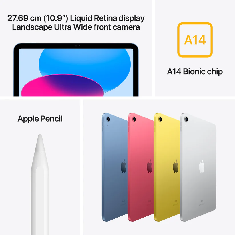 APPLE IPAD 10TH GENERATION WIFI + CELLULAR 256GB PINK MQ6W3 thumbnail 6