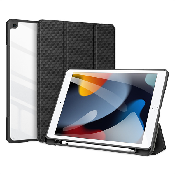 DUXDUCIS IPAD 7/8/9/10.2 TOBY SERIES CASE BLACK TOBY-0021
