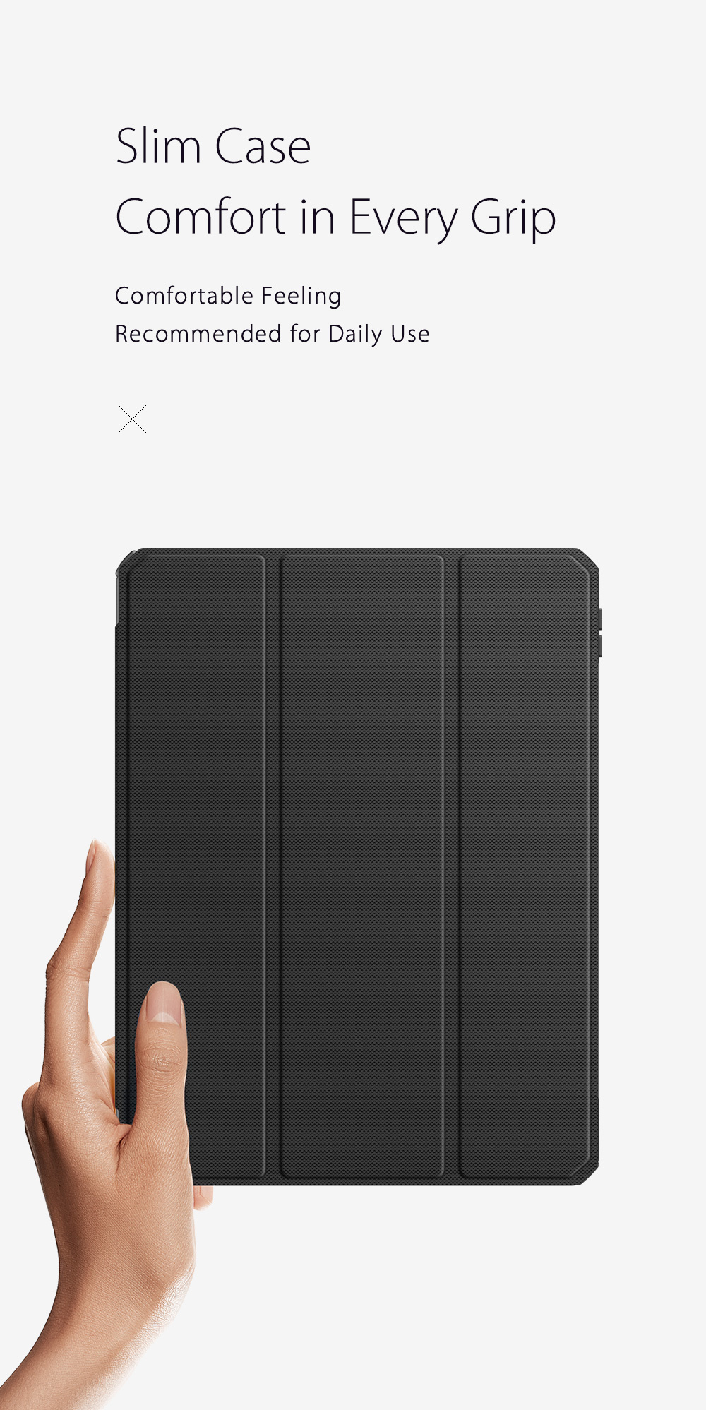 DUXDUCIS IPAD 7/8/9/10.2 TOBY SERIES CASE BLACK TOBY-0021 thumbnail 3