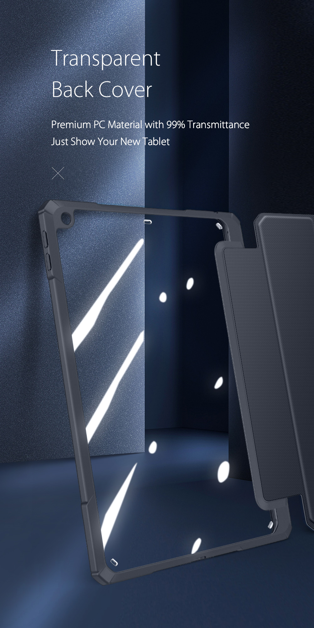 DUXDUCIS IPAD 7/8/9/10.2 TOBY SERIES CASE BLACK TOBY-0021 thumbnail 2