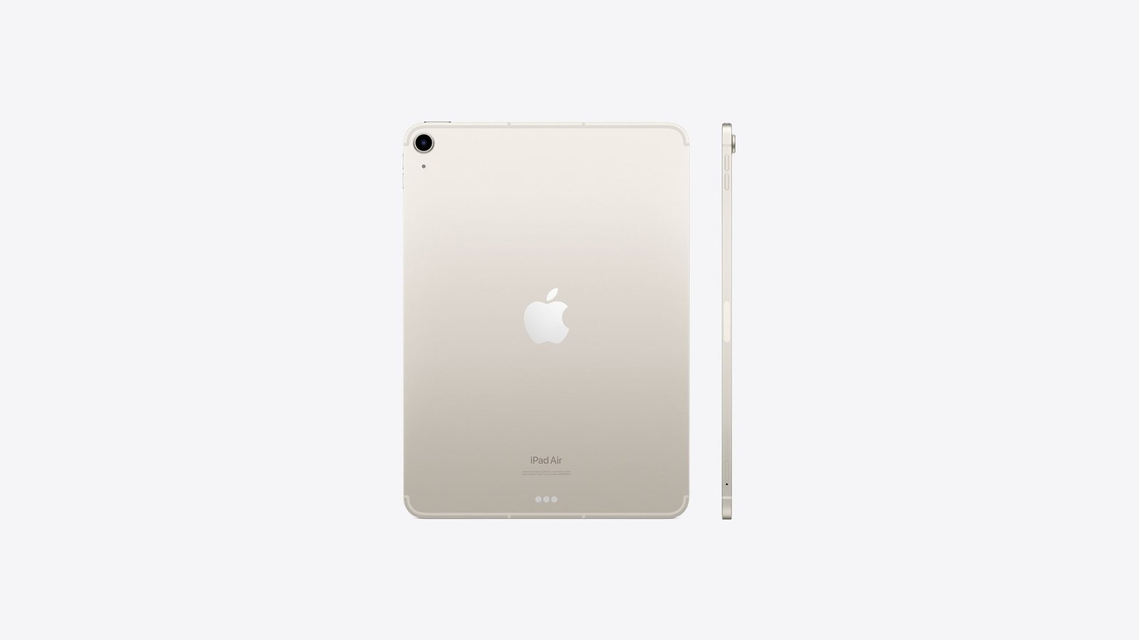 APPLE IPAD AIR (5TH GENERATION) WIFI + CELLUALR 256GB STARLIGHT MM743 thumbnail 3