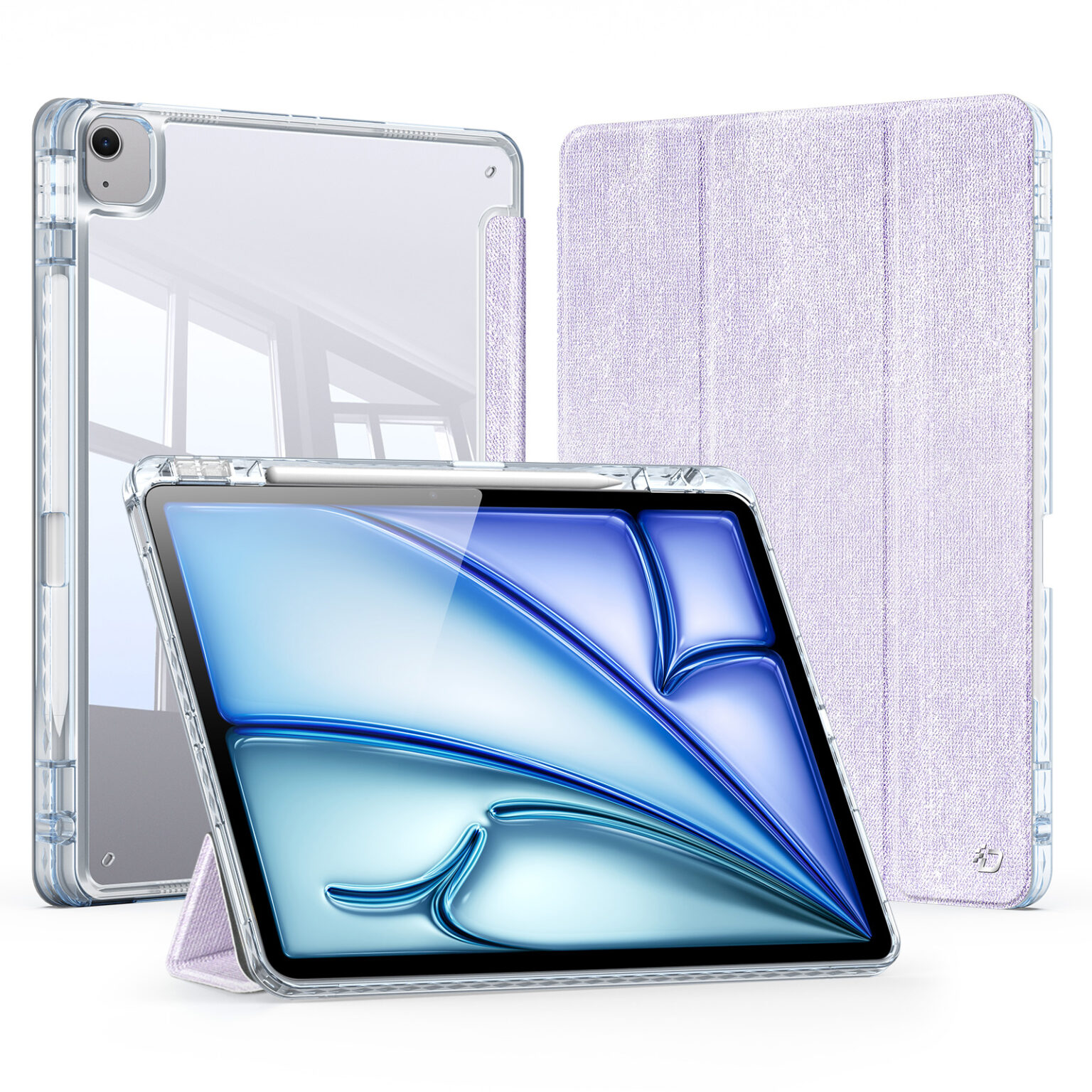 DUXDUCIS IPAD AIR 13 INCH (2024) IPAD PRO 12.9 INCH UNID SERIES CASE PURPLE thumbnail 2