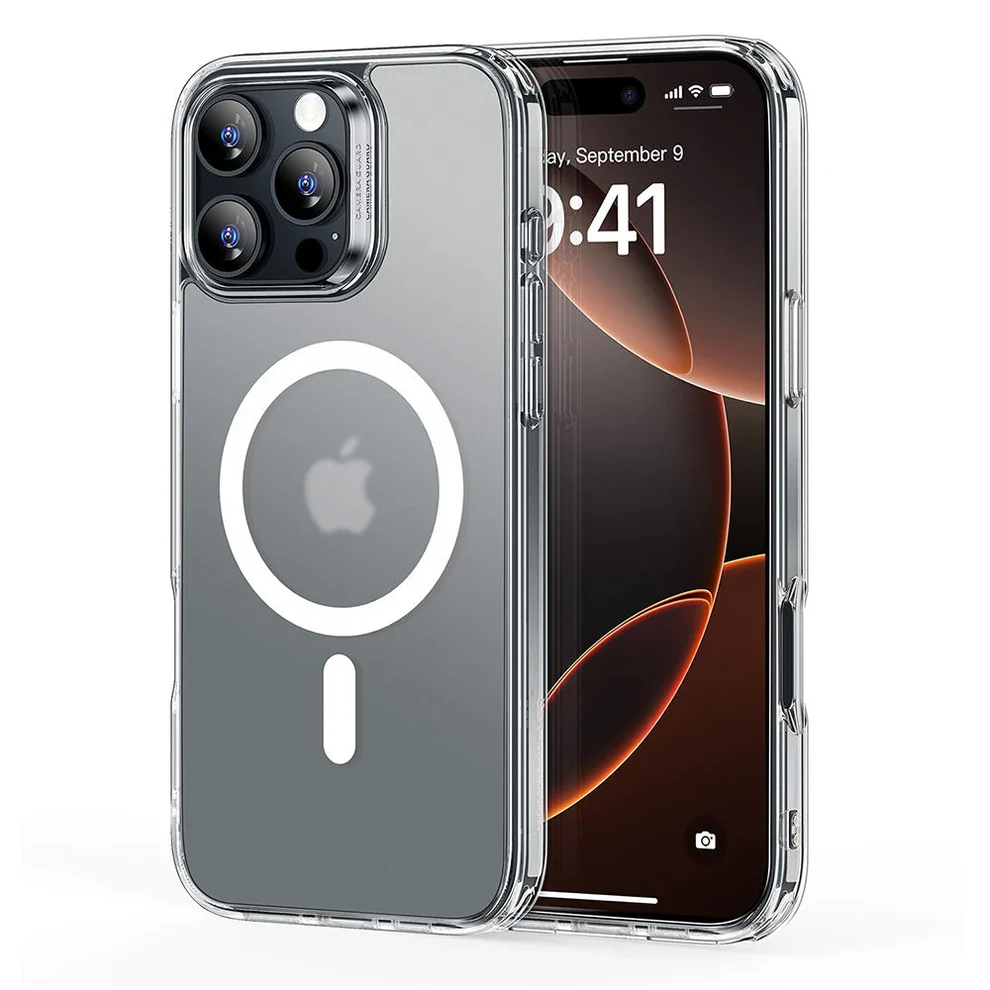 ESR IPHONE 16 PRO MAX CLASSIC SERIES PRO CASE HALOLOCK MAGSAFE CASE WITH SCREEN PROTECTOR CLEAR