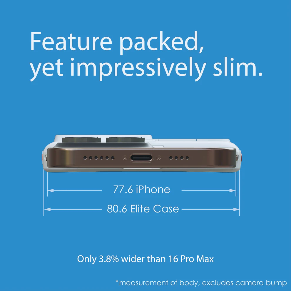 MAGBAK IPHONE 16 PRO MAX CLASSIC CASE WITH MAGSTICK BLACK MBC16M-BK thumbnail 8