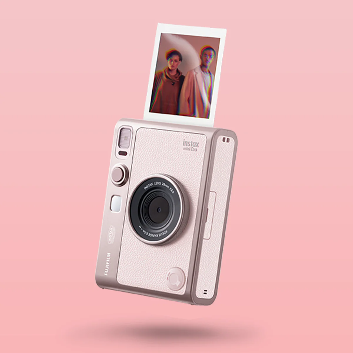 FUJIFILM INSTAX MINI EVO HYBRID INSTANT CAMERA PINK thumbnail 3