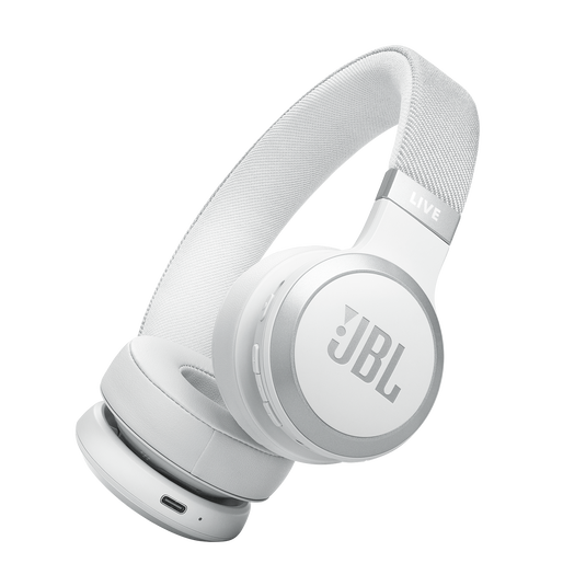 JBL LIVE 670NC WIRELESS OVER EAR NOICE CANCELLING HEADPHONE WHITE