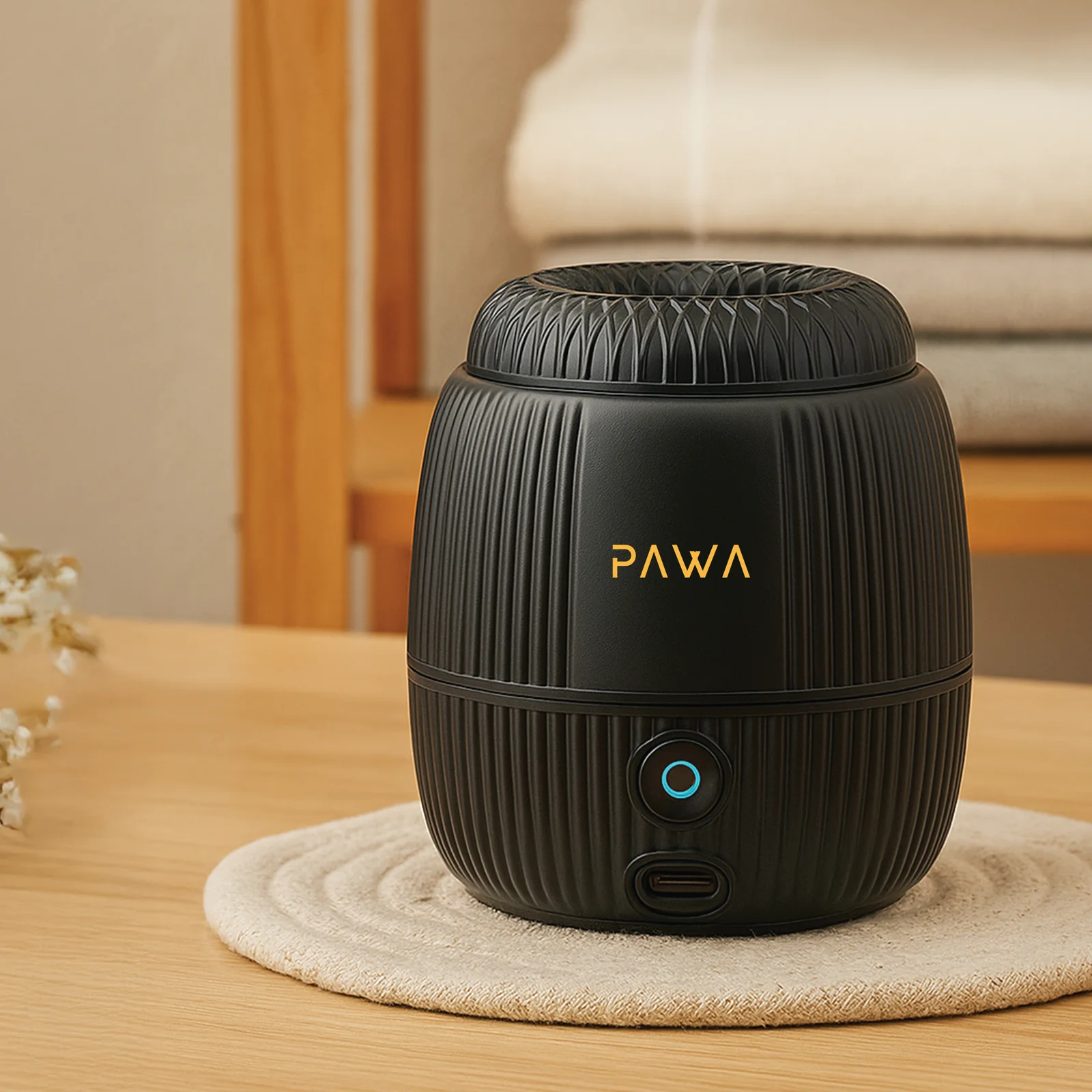 PAWA ATEERA PORTABLE BAKHOOR BLACK PW-BKPTDF10-BK thumbnail 2