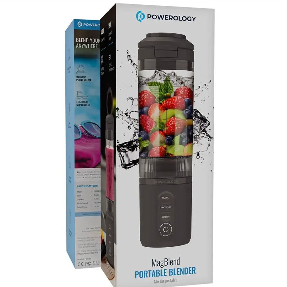 POWEROLOGY MAGBLEND PORTABLE BLENDER GRAY PRPBB8301GY
