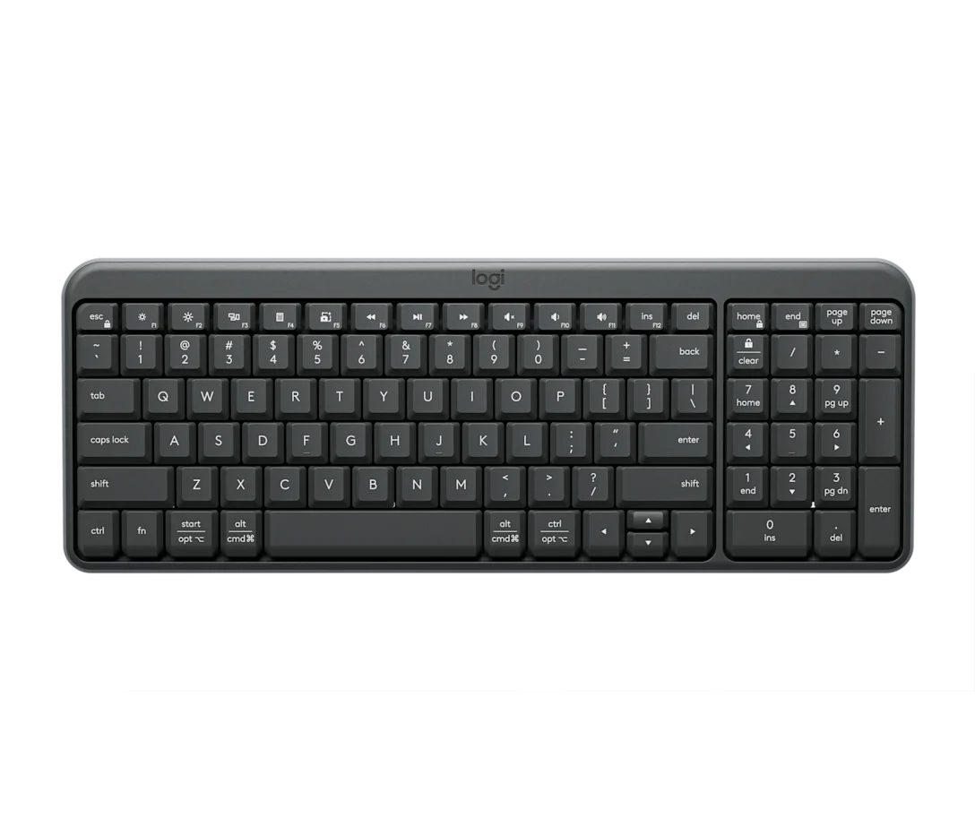 LOGITECH K250 COMPACT WIRELESS KEYBOARD ARABIC BLACK 920-013463 thumbnail 2