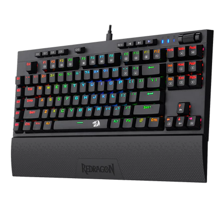 Redragon K596 RGB Pro Mechanical Gaming Keyboard – Compact Design, Red Switches, and Vibrant RGB Power thumbnail 5