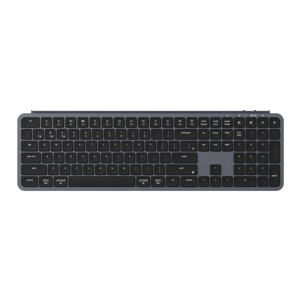 KEYCHRON B6 PRO ULTRA SLIM 2.4G WIRELESS MECHANICAL KEYBOARD SPACE GREY B6P-K1