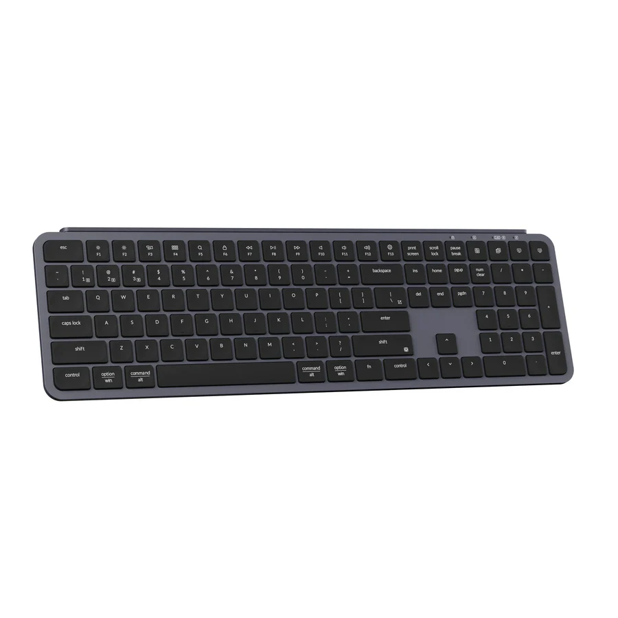 KEYCHRON B6 PRO ULTRA SLIM 2.4G WIRELESS MECHANICAL KEYBOARD SPACE GREY B6P-K1 thumbnail 2