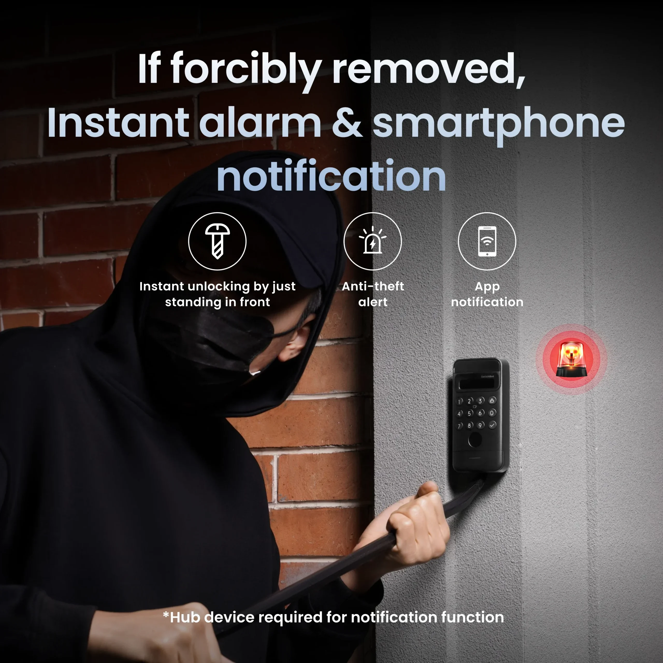 SWITCHBOT KEYPAD VISION BLACK W7300500 thumbnail 6