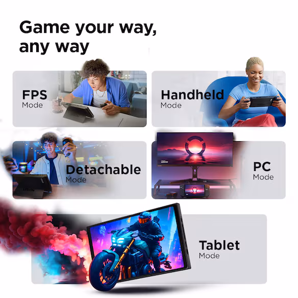 LENOVO LEGION GO S AMD RYZEN Z1 EXTREME 32GB RAM 1TB SSD WIN 11 HOME GAMING CONSOLE 8APU1 thumbnail 3