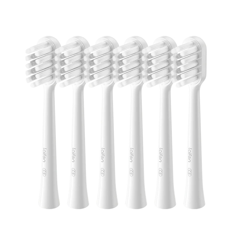 LAIFEN GUM CARE BRUSH HEAD WHITE X6(PACK OF 6)