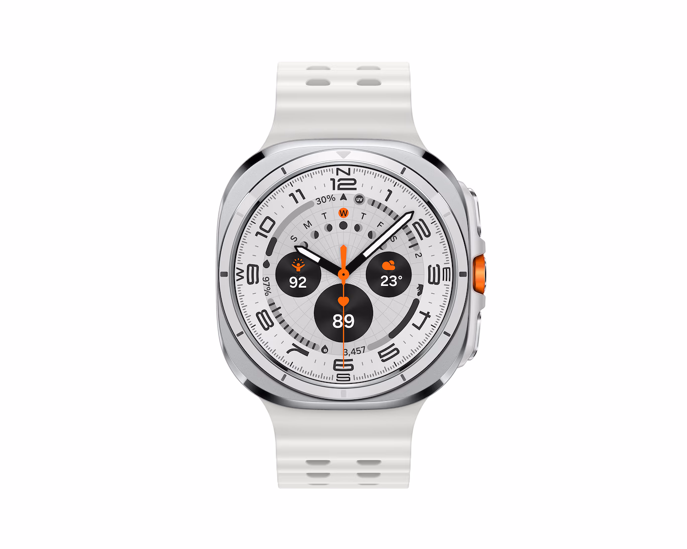 SAMSUNG GALAXY WATCH ULTRA (2025) 47MM LTE TITANIUM WHITE SM-L705FZS1XSG thumbnail 2
