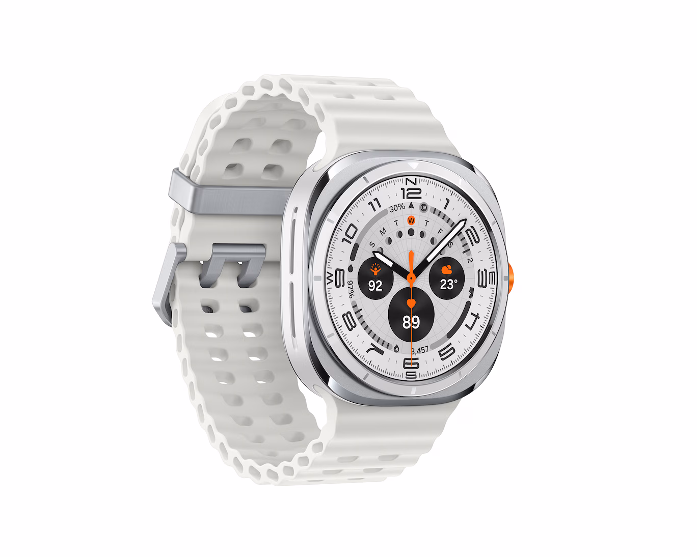 SAMSUNG GALAXY WATCH ULTRA (2025) 47MM LTE TITANIUM WHITE SM-L705FZS1XSG thumbnail 3