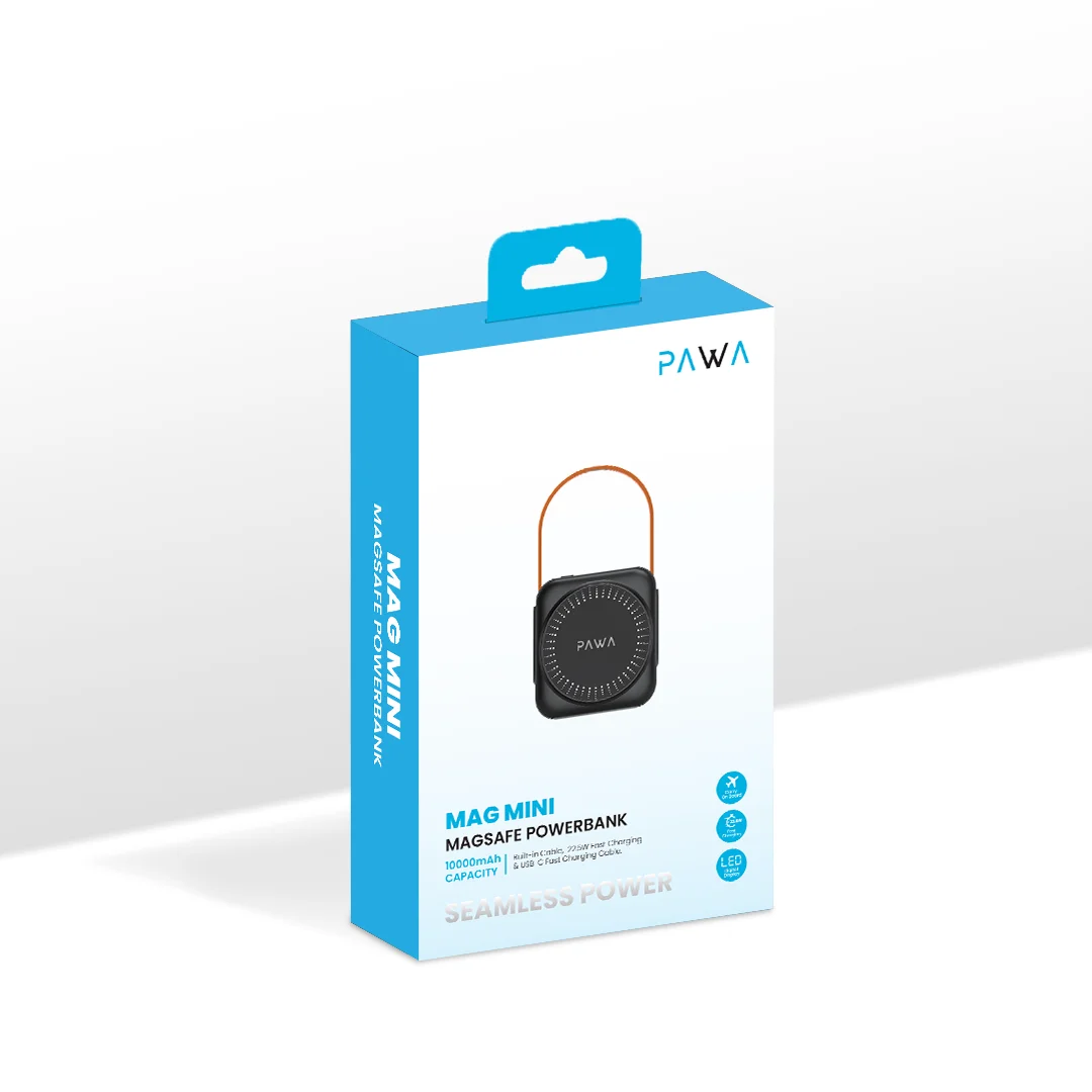 PAWA MAG MINI 10000MAH MAGSAFE POWERBANK BLACK PW-PB10220M-BK thumbnail 6