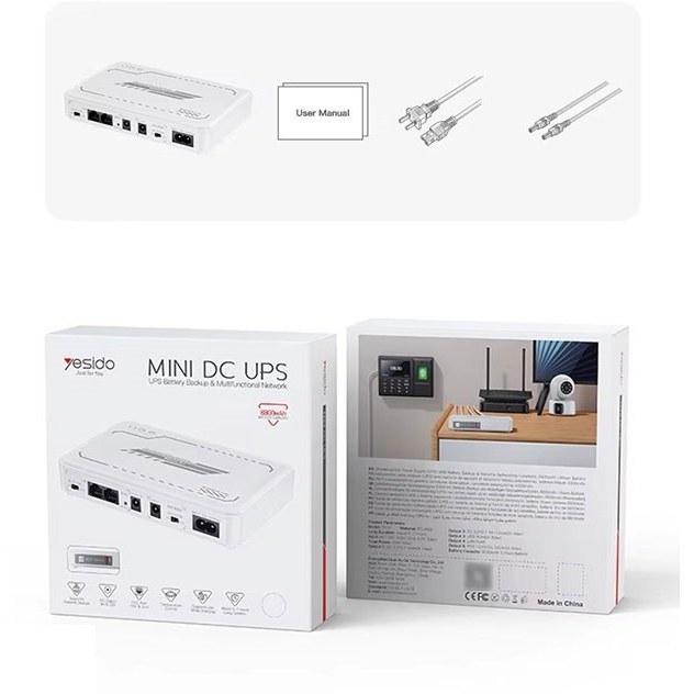 YESIDO MINI DC UPS YP74K