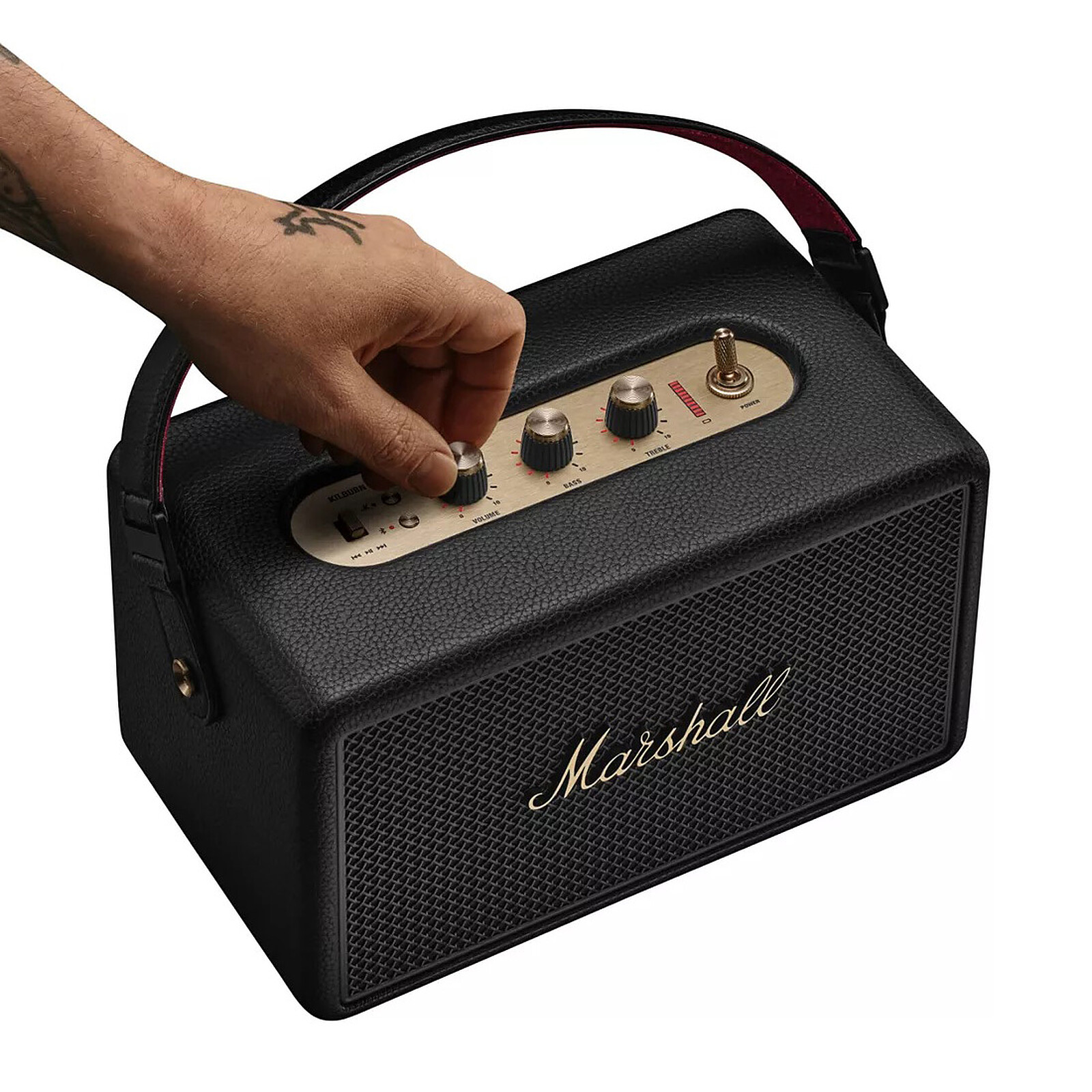 MARSHALL KILLBURN III PORTABLE WIRELESS SPEAKER BLACK BRASS KILBURN3-BK-BRS