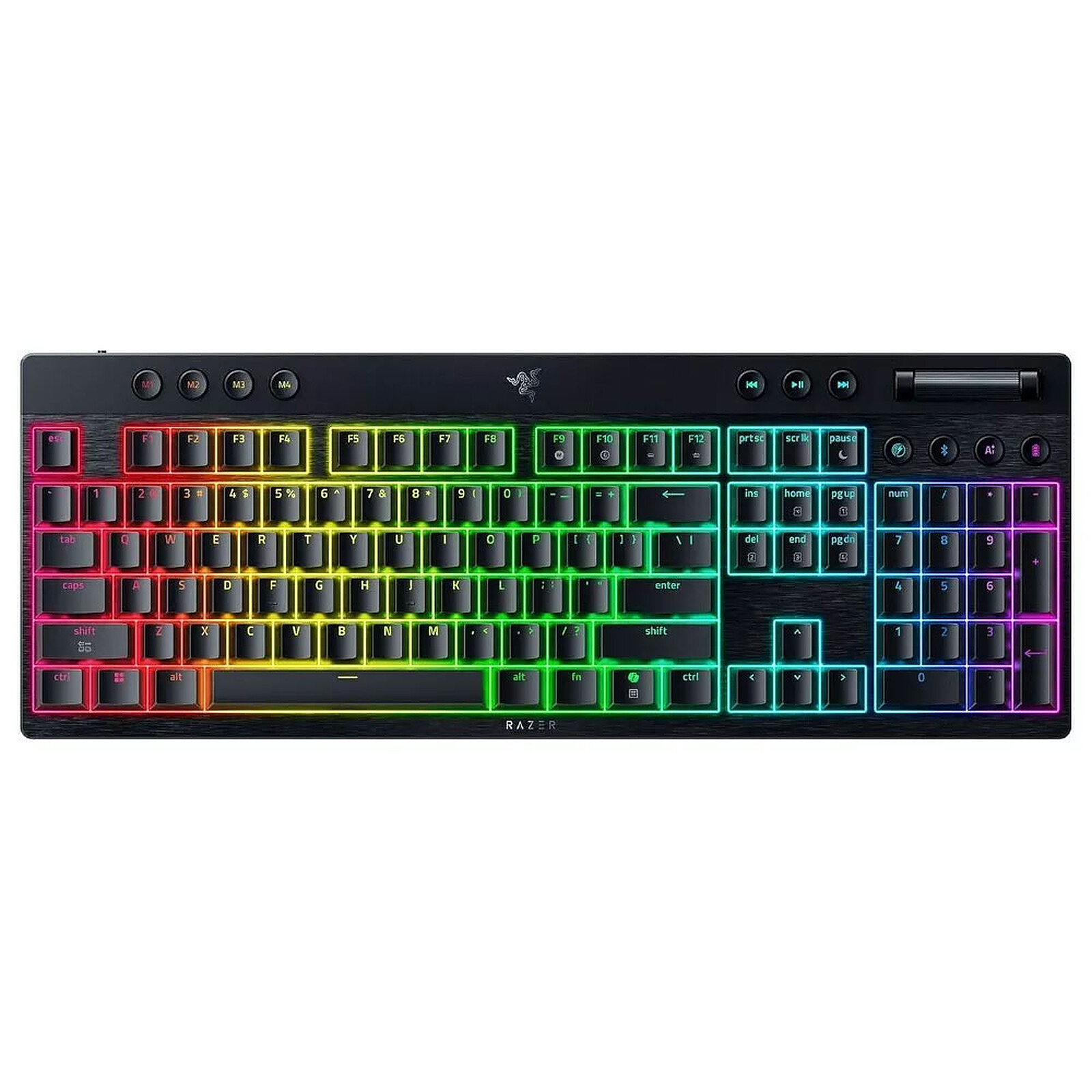 RAZER BLACKWIDOW V4 LOW-PROFILE HYPERSPEED ORANGE SWITCHES BLACK RZ03-05271200-R3F1