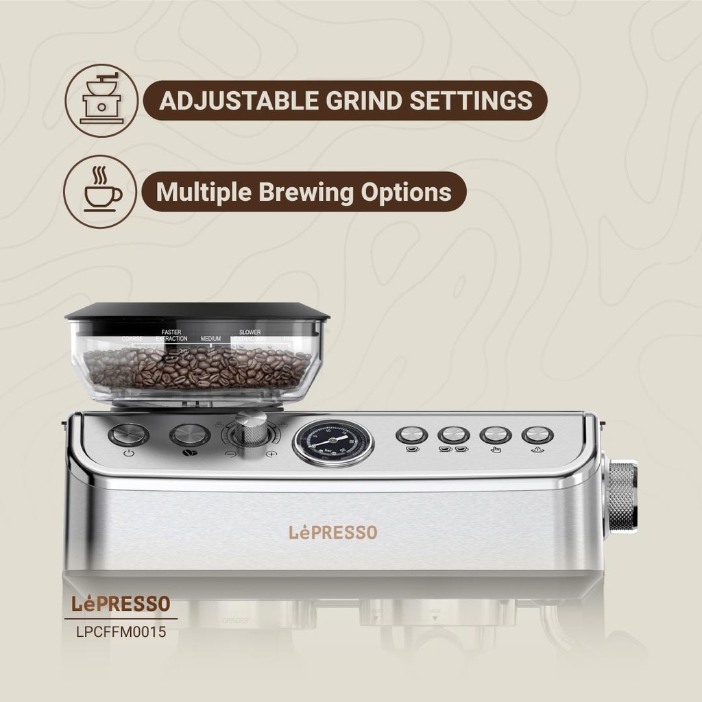 LEPRESSO ADVANCED ESPRESSO MACHINE LP015-LPCFFM0015 thumbnail 8