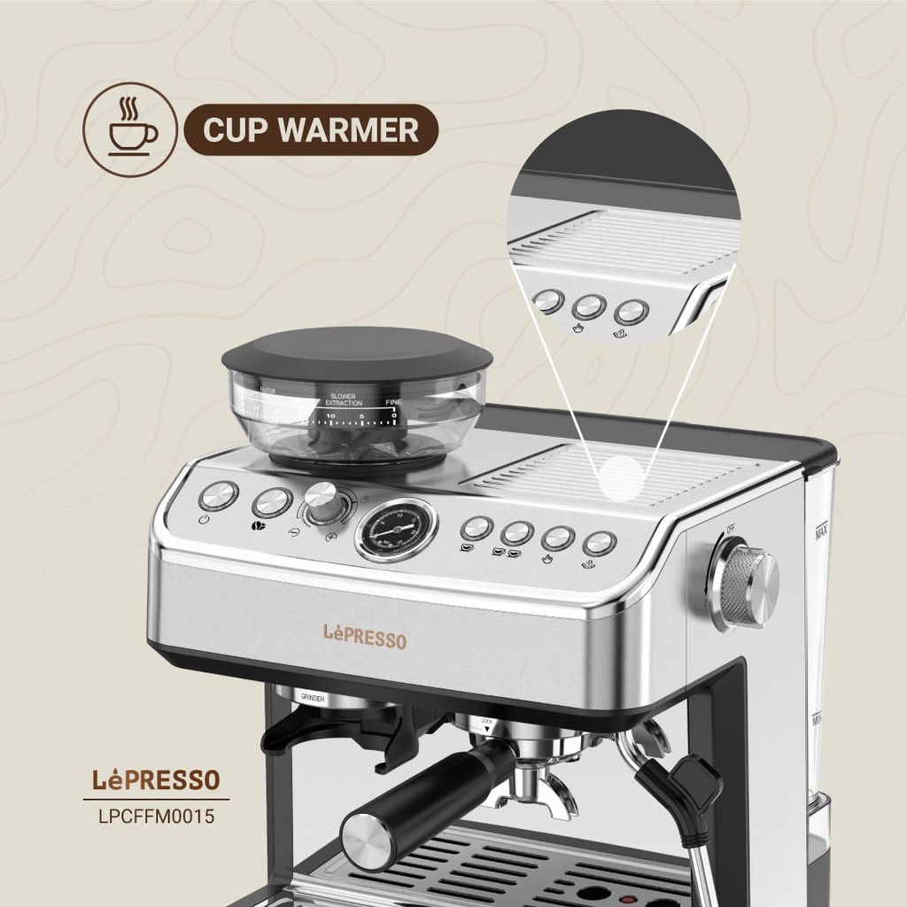 LEPRESSO ADVANCED ESPRESSO MACHINE LP015-LPCFFM0015 thumbnail 6