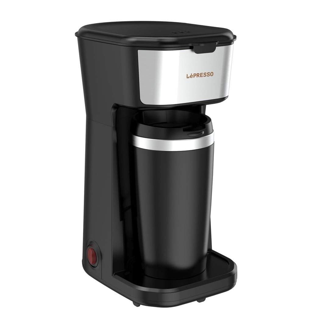 LEPRESSO INSTANT COFFEE BREWER WITH TRAVEL MUG 400ML BLACK LPCMTMBK