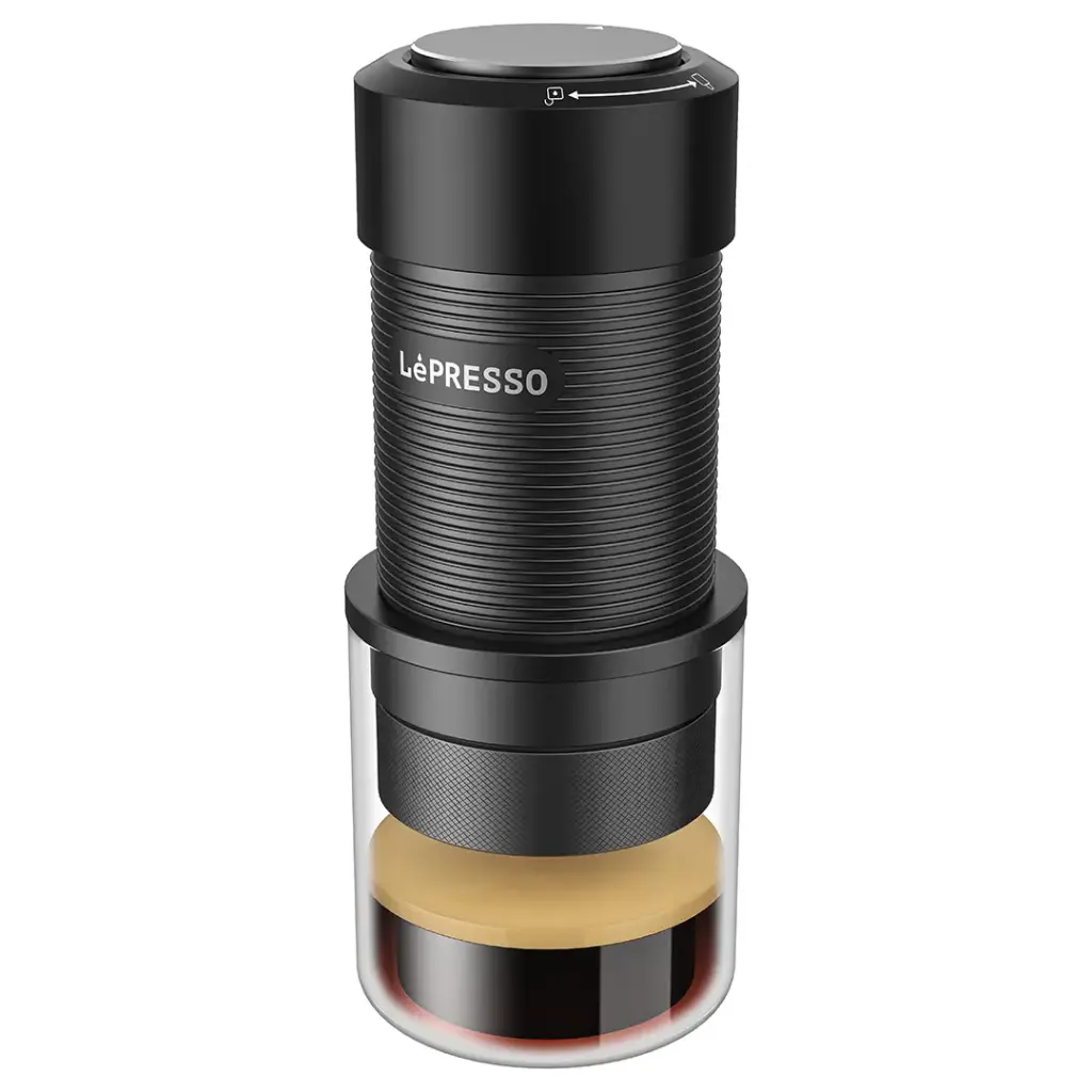 LEPRESSO PROFESSIONAL HAND PRESS ESPRESSO MAKER BLACK LPRJPCMBK thumbnail 2