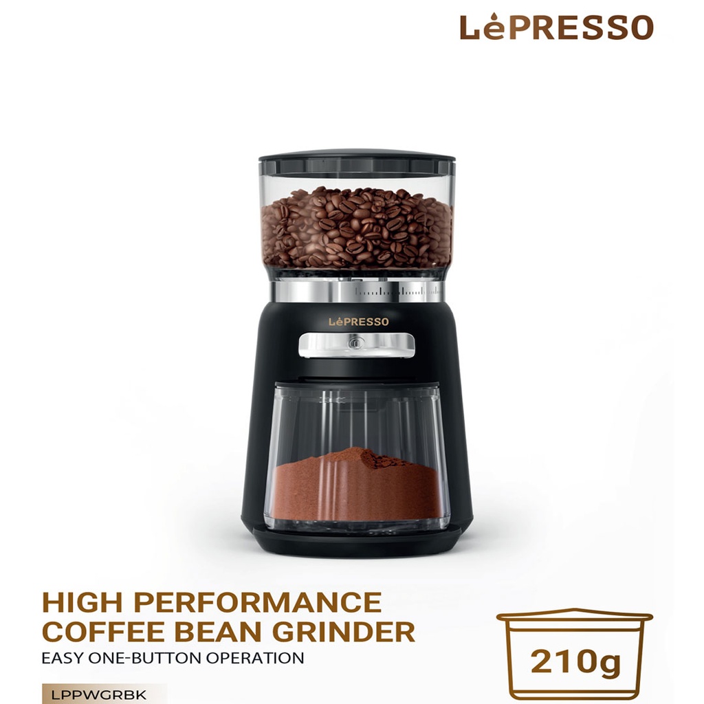 LEPRESSO 120W HIGH PREFORMANCE COFFEE BEAN GRINDER thumbnail 3