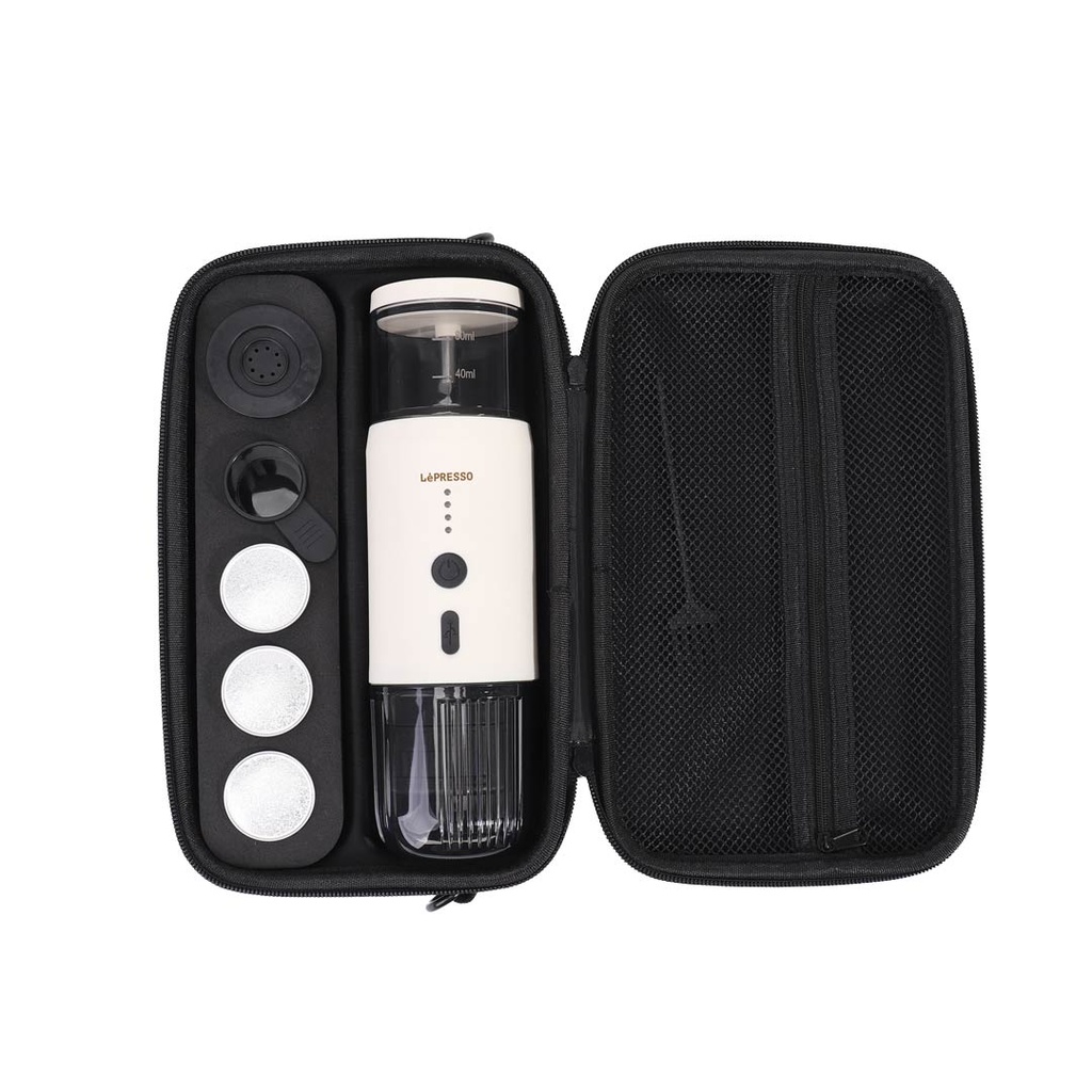 LEPRESSO PORTABLE ESPRESSO HEATING TEMPERATURE GAUGE LP001 WHITE LPCFFM001-WH thumbnail 2