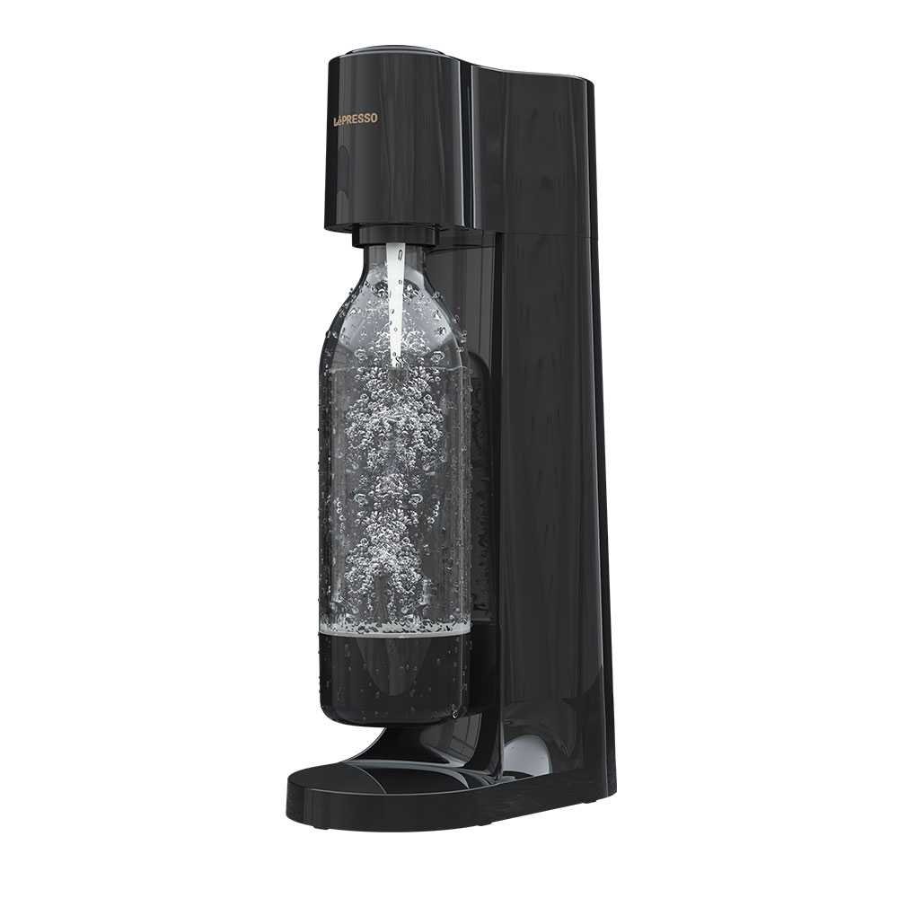 LEPRESSO SPARKLING WATER INSTANT CARBONATION MACHINE BLACK LPSWMKBK