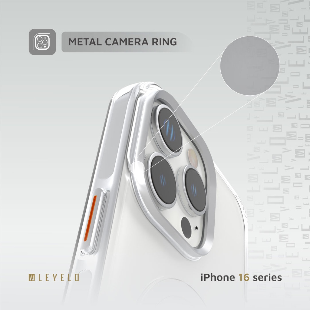 LEVELO ALLURE IPHONE 17 PRO PC HARD CASE TRANPARENT LVLALLRPC17PTR thumbnail 7