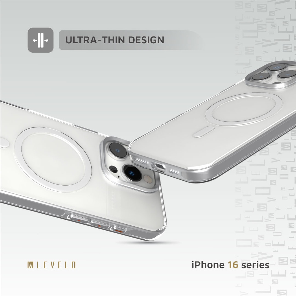 LEVELO ALLURE IPHONE 17 PRO PC HARD CASE TRANPARENT LVLALLRPC17PTR thumbnail 9