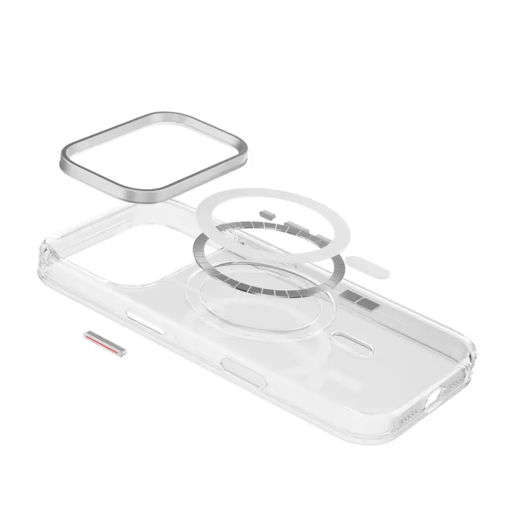 LEVELO CLARA MAGSAFE TPU+PC CASE IPHONE 17 PRO TRANSPARENT LVLCLRMC17PTR thumbnail 3