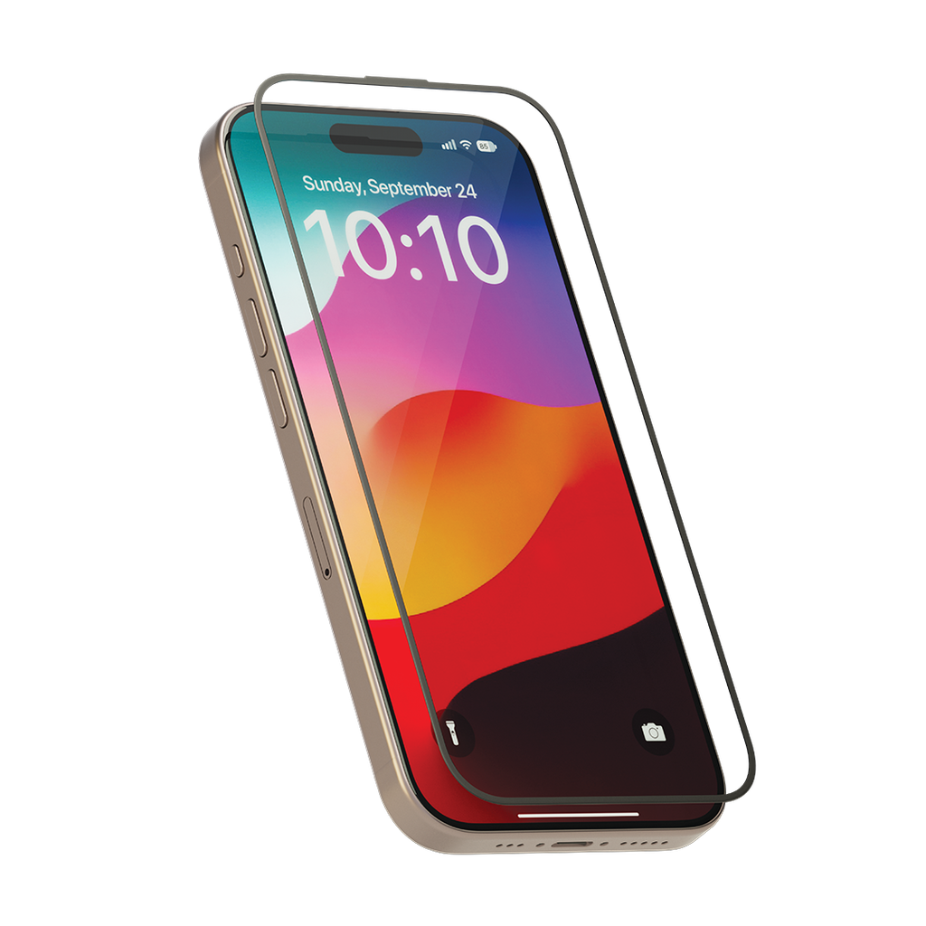 LEVELO IPHONE 15 GLASS SCREEN PROTECTOR CLEAR