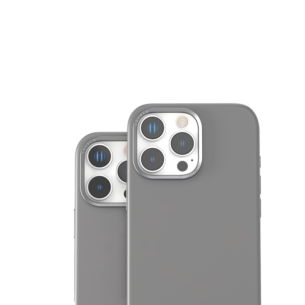 LEVELO IPHONE 16 PRO MAX IRIS MAGSAFE LIQUID SILICONE CASE GRAY LVLIMSC16PMGY thumbnail 2
