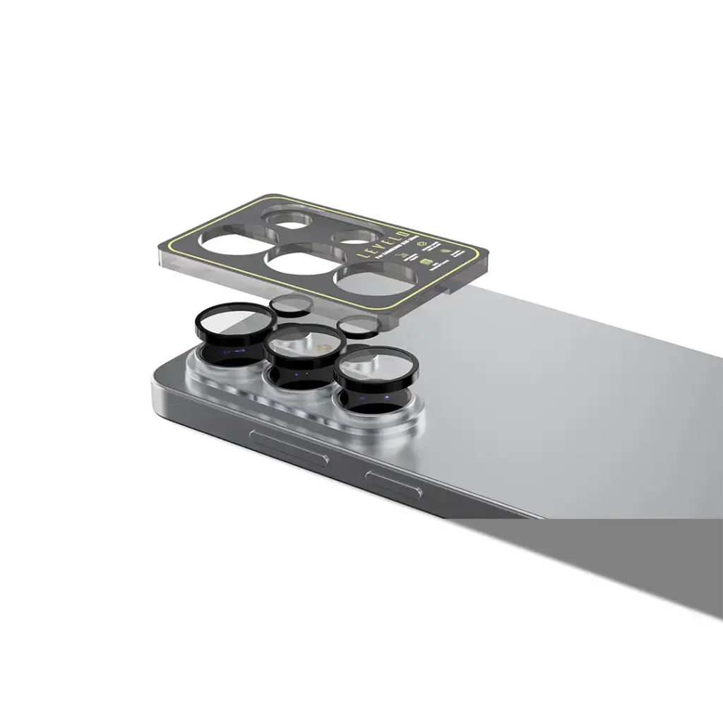 LEVELO SAMSUNG GALAXY S26 ULTRA LUCENT QUINT CAMERA LENS PROTECTOR BLACK LVLLCQUNTLS26UBK thumbnail 2
