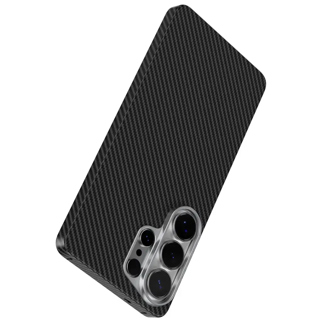 LEVELO SAMSUNG GALAXY S26 ULTRA SERGEI 1500D ARAMID FIBER CASE BLACK LVLSERGS26UBK thumbnail 2