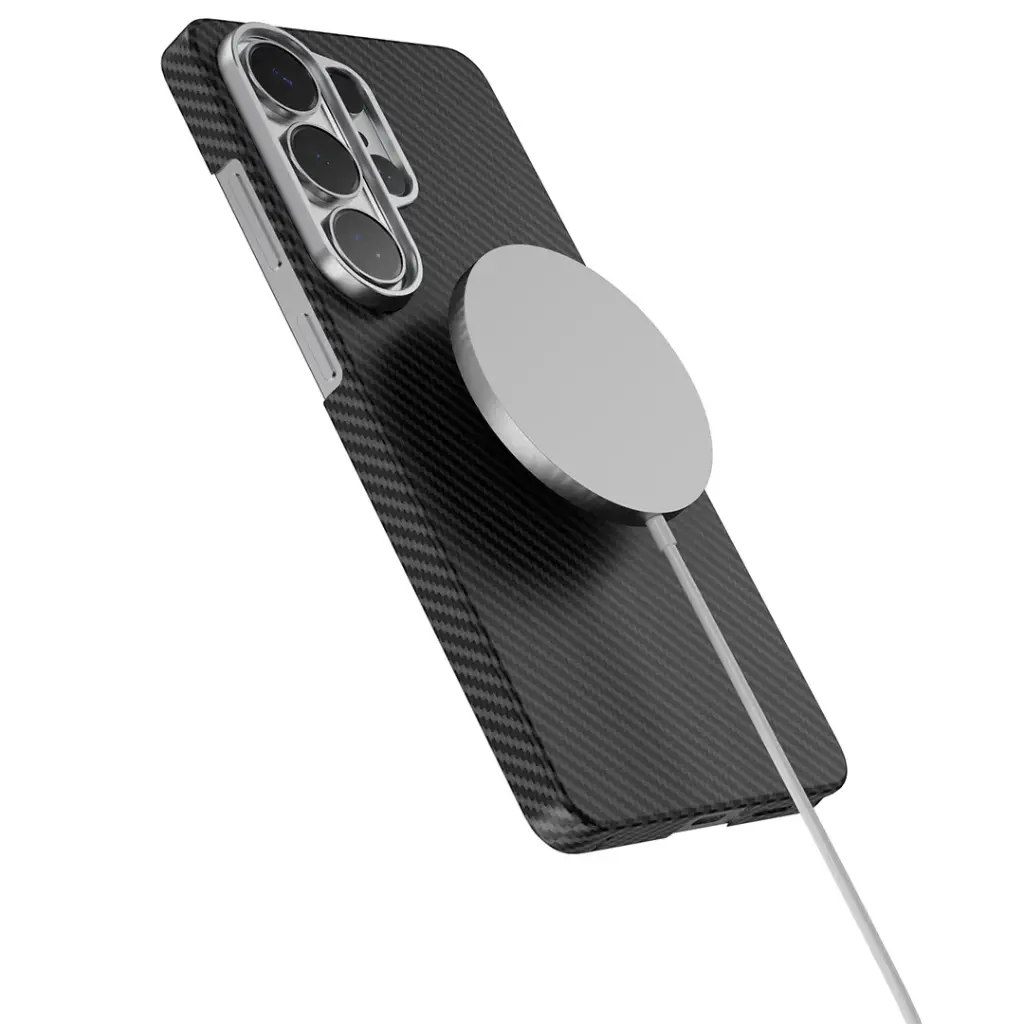 LEVELO SAMSUNG GALAXY S26 ULTRA SERGEI 1500D ARAMID FIBER CASE BLACK LVLSERGS26UBK thumbnail 3