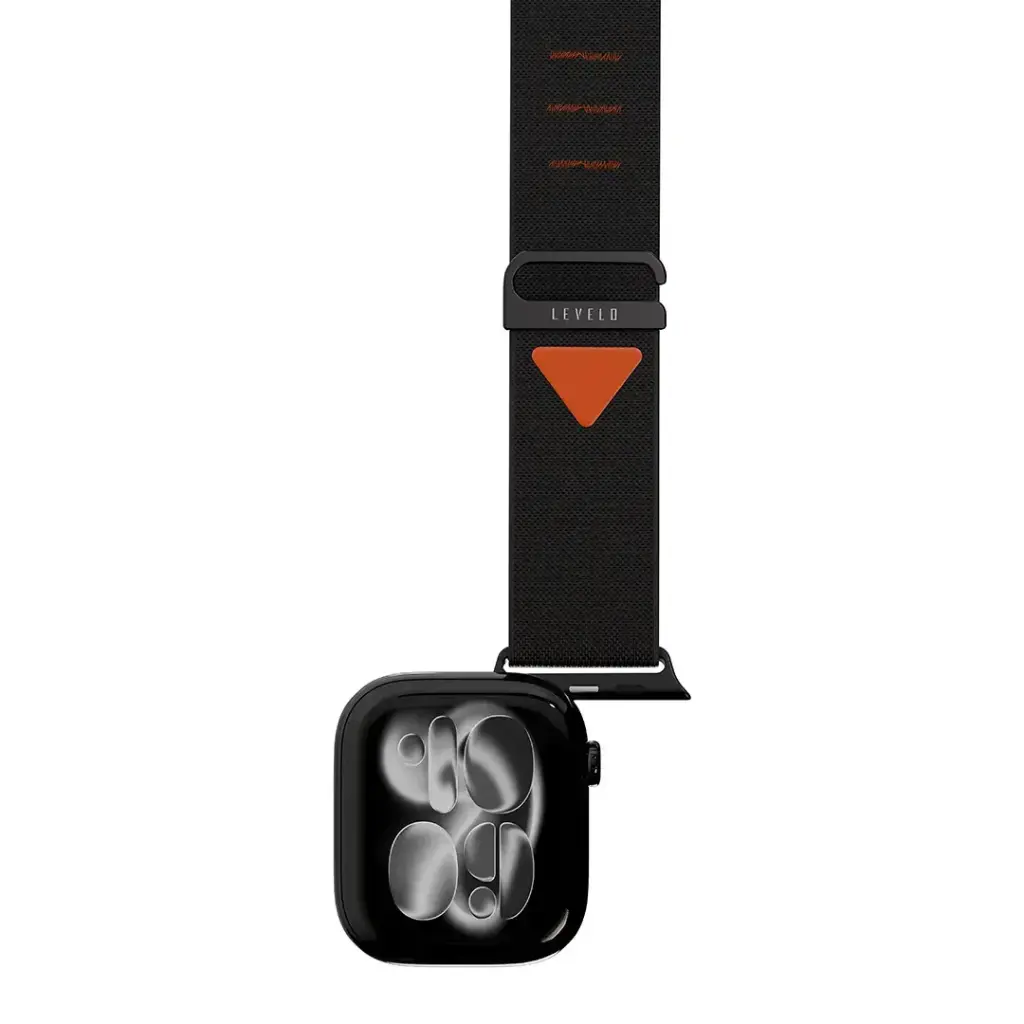 LEVELO YORK NYLON WATCH STARP BLACK LVLYRKWS49BK thumbnail 2