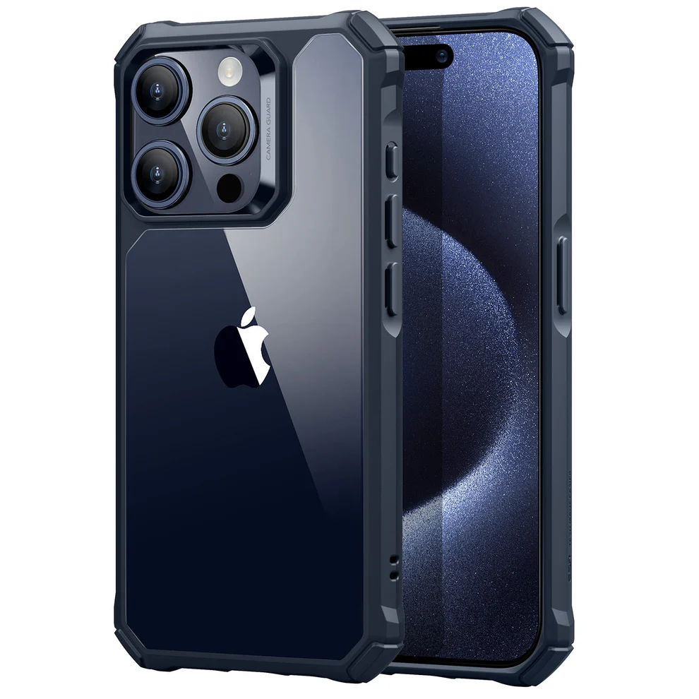 ESR IPHONE 15 PRO MAX AIR ARMOR SERIES CLEAR CASE FROSTED BLACK